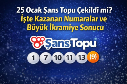 25 OCAK ŞANS TOPU ÇEKİLDİ Mİ? İŞTE KAZANAN NUMARALAR VE BÜYÜK İKRAMİYE SONUCU