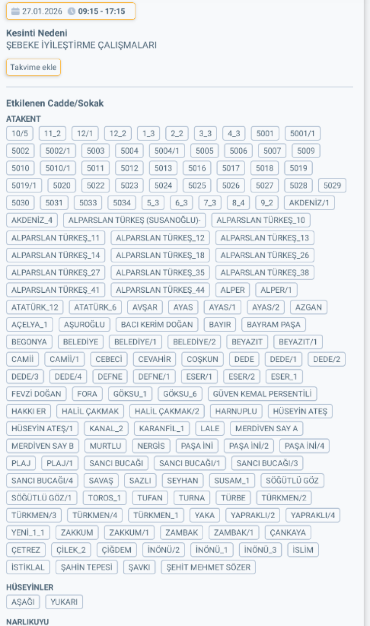 MERSİN SİLİFKE'DE ELEKTRİK KESİNTİSİ 3