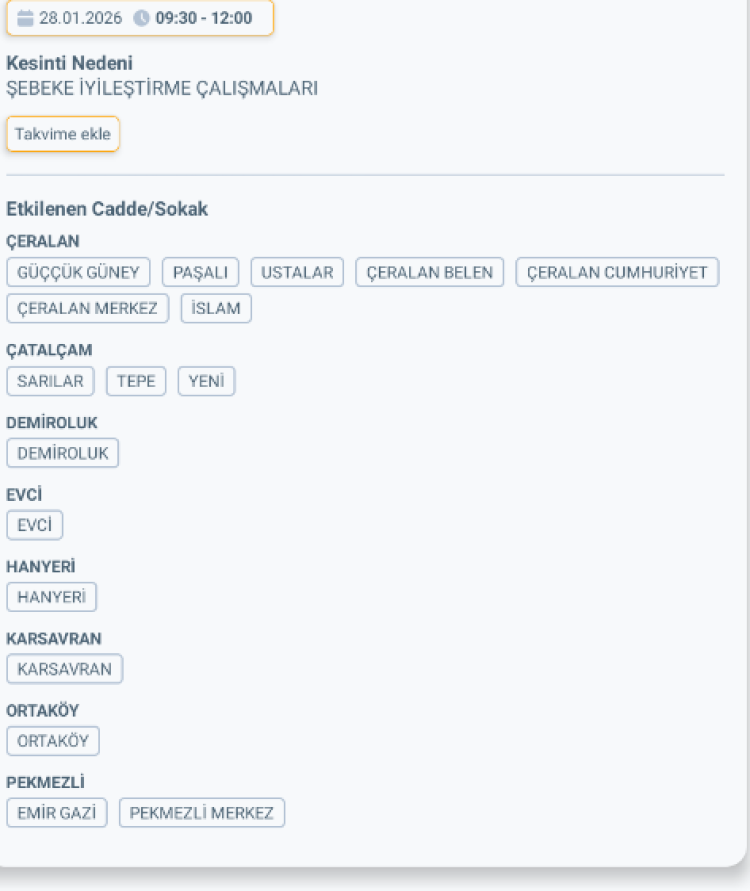 ADANA SAİMBEYLİ'DE ELEKTRİK KESİNTİSİ