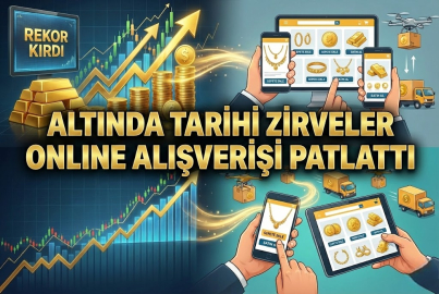 Altın rekoru online alışverişi artırdı: İnternetten alım zirvede