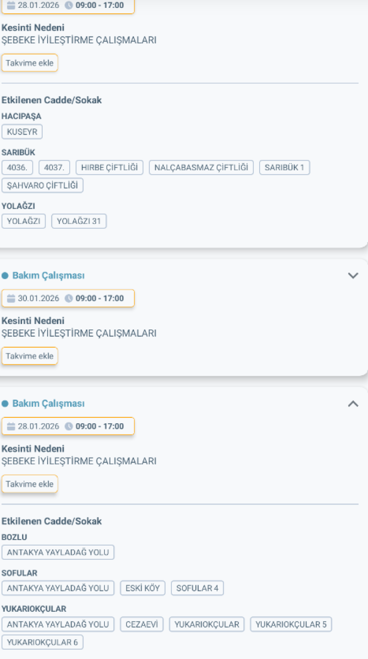HATAY ALTINÖZÜ'DE ELEKTRİK KESİNTİSİ 2