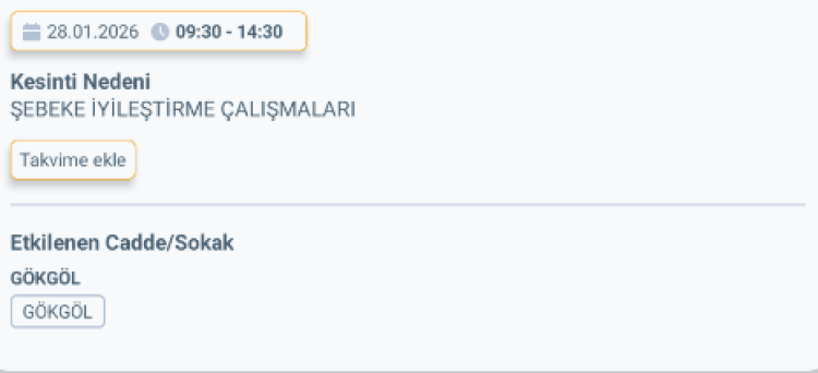 HATAY ERZİN'DE ELEKTRİK KESİNTİSİ