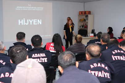Adana Büyükşehir Belediyesi’nden itfaiyeye stres ve afet bilinci eğitimi