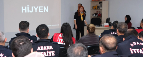 Adana Büyükşehir Belediyesi’nden itfaiyeye stres ve afet bilinci eğitimi