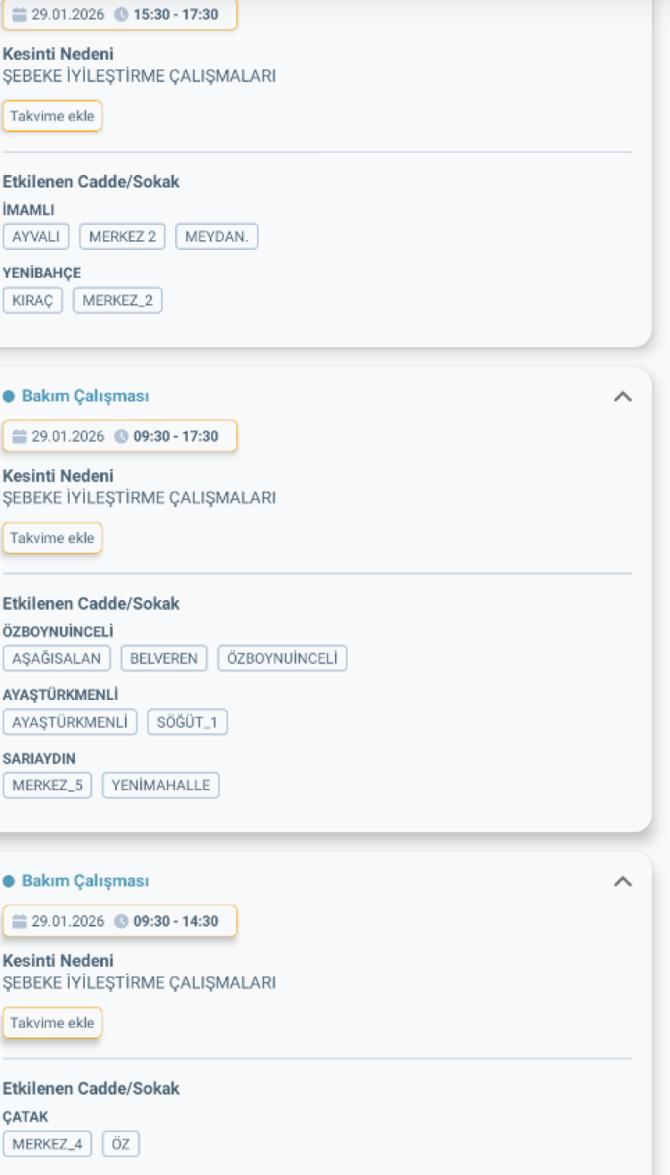MERSİN SİLİFKE'DE ELEKTRİK KESİNTİSİ
