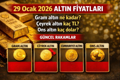 29 OCAK PERŞEMBE GÜNÜ ALTIN FİYATLARI: GRAM VE ÇEYREK ALTIN NE KADAR OLDU? İŞTE GÜNCEL RAKAMLAR