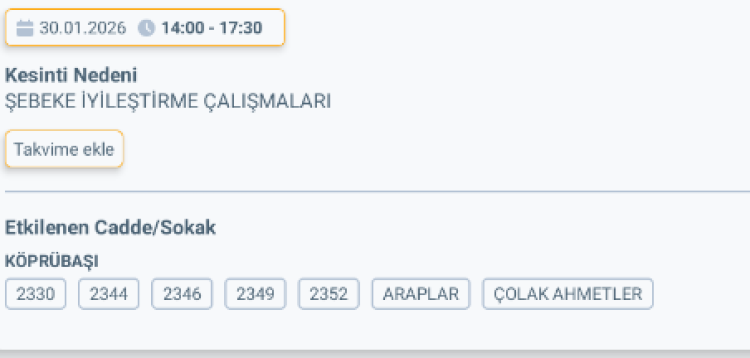 MERSİN ANAMUR'DA ELEKTRİK KESİNTİSİ