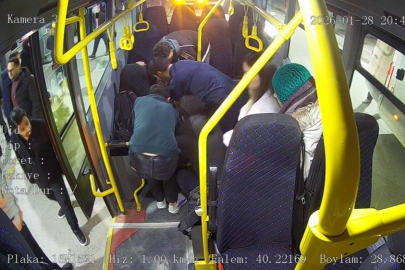 Otobüs şoförü kalp krizi geçiren yolcuyu hastaneye yetiştirdi