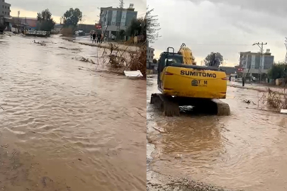 Adana’da sağanak yağmur dereyi taşırdı: Ekipler sahada