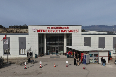Defne Devlet Hastanesi’nde 2 yılda 2,5 milyona yakın hastaya hizmet