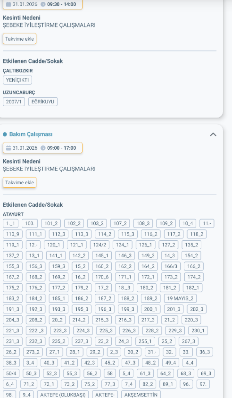 MERSİN SİLİFKE'DE ELEKTRİK KESİNTİSİ