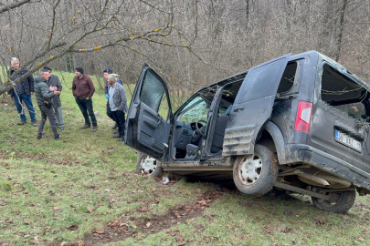 Samsun'da 60 metrelik uçuruma yuvarlanan araçtaki 1 ölü, 2 kişi yaralandı