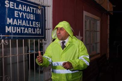 Güngör Geçer’den sel olan mahallelerde inceleme