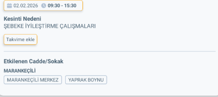 ADANA KOZAN'DA ELEKTRİK KESİNTİSİ