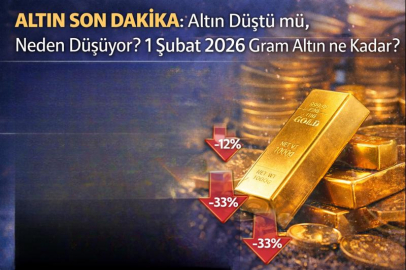 ALTIN DÜŞTÜ MÜ, NEDEN DÜŞÜYOR? 1 ŞUBAT 2026 GRAM ALTIN NE KADAR, KAÇ TL OLDU?