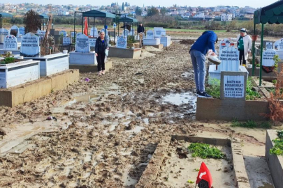 Adana’da sel faciası: Buruk Mezarlığı’nda mezarlıklar çöktü, bazıları kayboldu