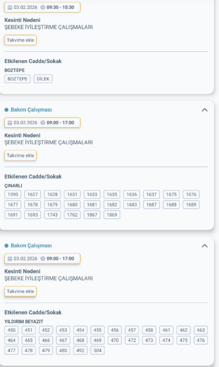 ADANA SARIÇAM'DA ELEKTRİK KESİNTİSİ