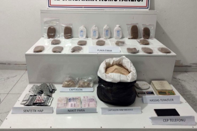 Gaziantep’te 22 kilo reçine esrar ele geçirildi