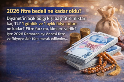 2026 fitre ne kadar kişi başı, kaç TL oldu? 1 aylık fidye tutarı kaç lira? Fitre farz mı, kimlere verilir?