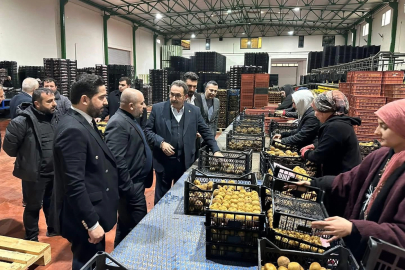 Abdullah Doğru, Çukurova’daki depoda üretim ve istihdamı yerinde inceledi