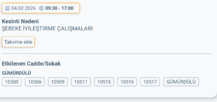 ADANA CEYHAN'DA ELEKTRİK KESİNTİSİ