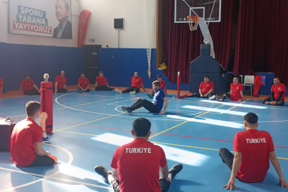Adana’da Oturarak Voleybol Milli Takımı seçmeleri başladı