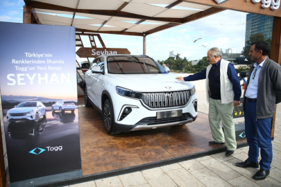 Çukurova'dan ilham alan Togg'un "Seyhan" rengi Adana'da sergilendi