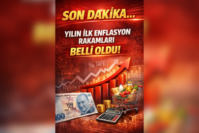 YILIN İLK ENFLASYON RAKAMLARI BELLİ OLDU