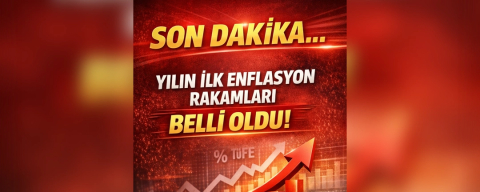 YILIN İLK ENFLASYON RAKAMLARI BELLİ OLDU