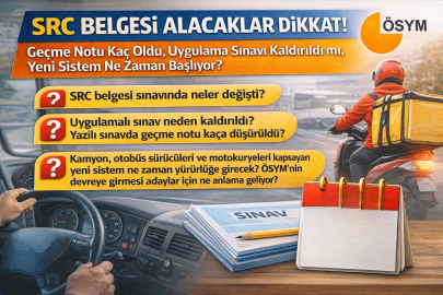 SRC belgesi sınavı değişti mi? Geçme notu kaç oldu, Yeni sistem ne zaman başlıyor?