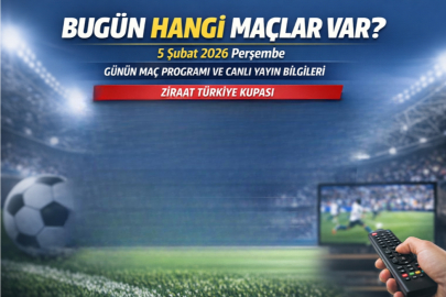 Bugün hangi maçlar var? 5 Şubat 2026 Perşembe maçları saat kaçta, hangi kanalda?