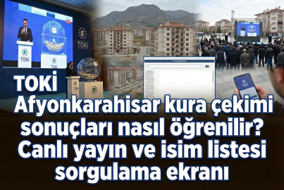 TOKİ Afyonkarahisar kura çekimi 5 Şubat 2026: İsim listesi ve sonuç sorgulama ekranı