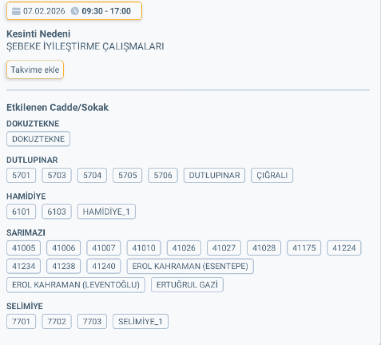 ADANA CEYHAN'DA ELEKTRİK KESİNTİSİ