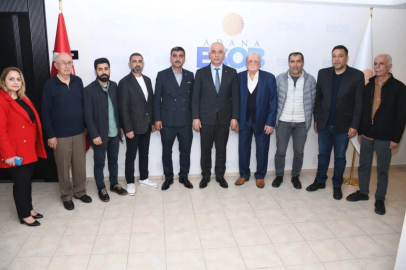 Adana Çiçekçiler Odası, AESOB ziyaretinde esnafın taleplerini aktardı