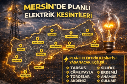 MERSİN KARANLIĞA BÜRÜNÜYOR: 8-9 ŞUBAT ELEKTRİK KESİNTİSİ HANGİ BÖLGELERİ VURACAK?