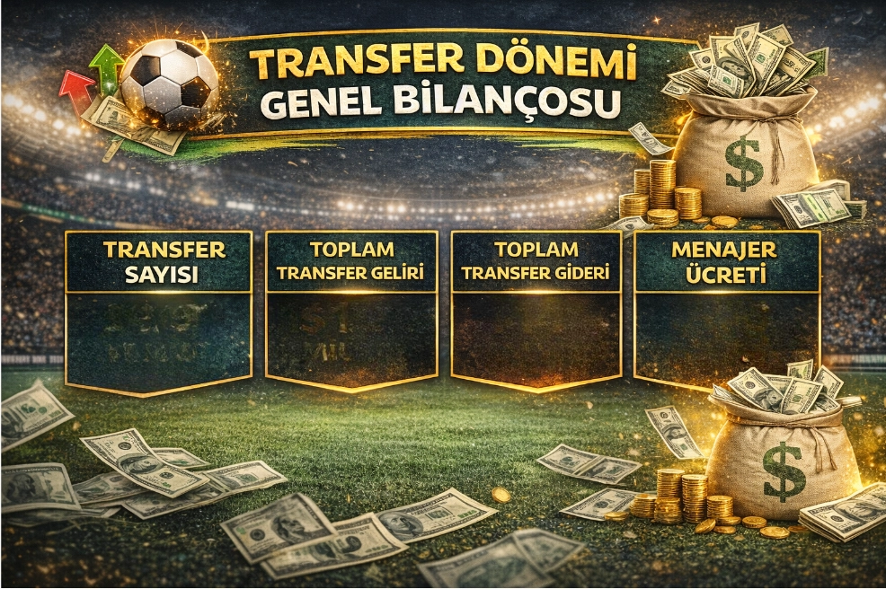 TRANSFER DÖNEMİ GENEL BİLANÇOSU