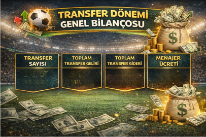 TRANSFER DÖNEMİ GENEL BİLANÇOSU