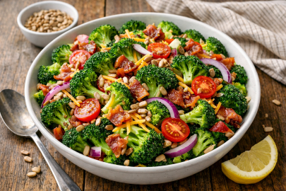 BROKOLİ SALATASI TARİFİ | HEM HAFİF HEM DOYURUCU! KITIR DOKULU BROKOLİ SALATASI NASIL YAPILIR?