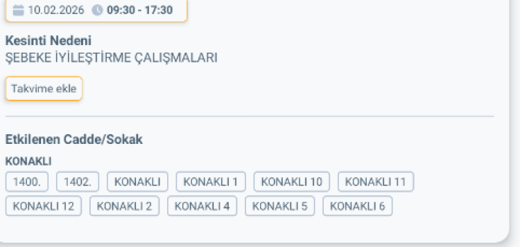 HATAY DÖRTYOL'DA ELEKTRİK KESİNTİSİ