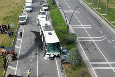 Manisa’da 3 araçlı zincirleme kaza: 5 yaralı