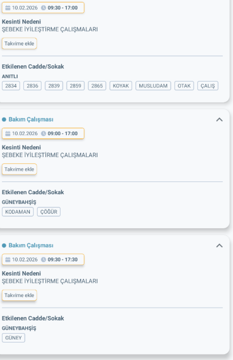 MERSİN ANAMUR'DA ELEKTRİK KESİNTİSİ