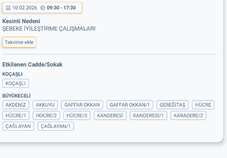 MERSİN GÜLNAR'DA ELEKTRİK KESİNTİSİ