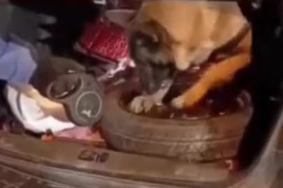 Osmaniye’de otomobilin yedek lastiğinden 2 kilo esrar çıktı