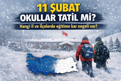 11 Şubat okullar tatil mi? Hangi il ve ilçelerde eğitime kar engeli var? İşte valilik açıklamaları