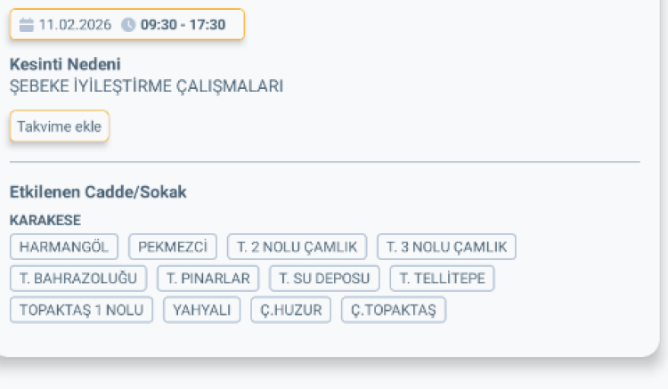 HATAY DÖRTYOL'DA ELEKTRİK KESİNTİSİ