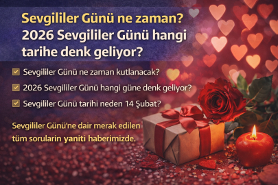 Sevgililer Günü ne zaman? 2026 Sevgililer Günü hangi tarihe denk geliyor?