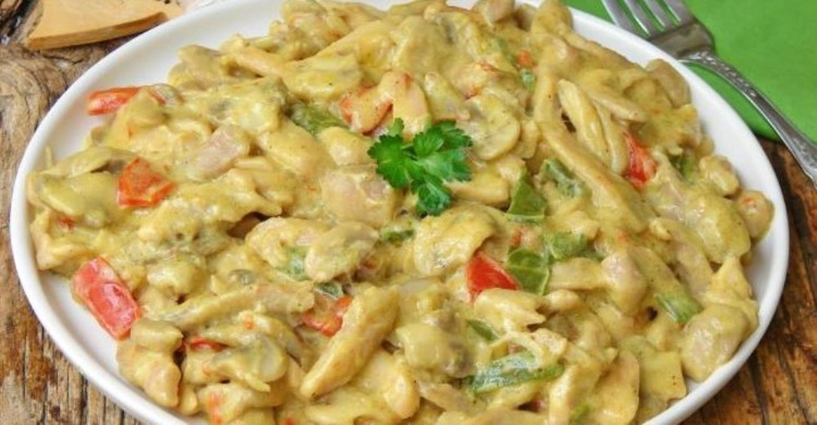 Kremalı Mantarlı Tavuk