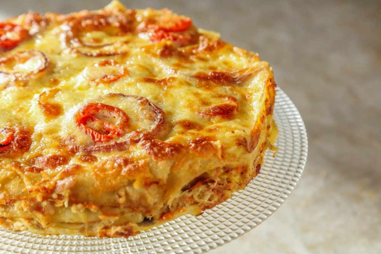 Tavuklu Fırın Makarna