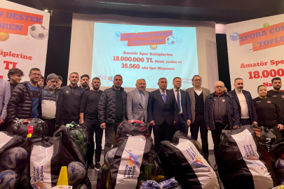 Adana Büyükşehir Belediyesi'nden amatör kulüplere 18 milyon TL destek