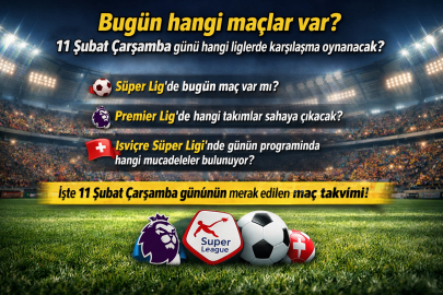 Bugün hangi maçlar var? 11 Şubat Çarşamba günü hangi liglerde karşılaşma oynanacak?